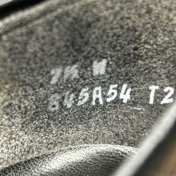 Air Step Vintage "UNION MADE AFL-CIO CLC" seal Black Heel Womens Size 7.5 Wide - Picture 12 of 12